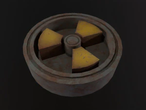 Radiation Sign 3D Model
