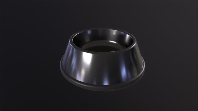 Food Bowl 3D Модель .c4d .max .obj .3ds .fbx .stl .blend 