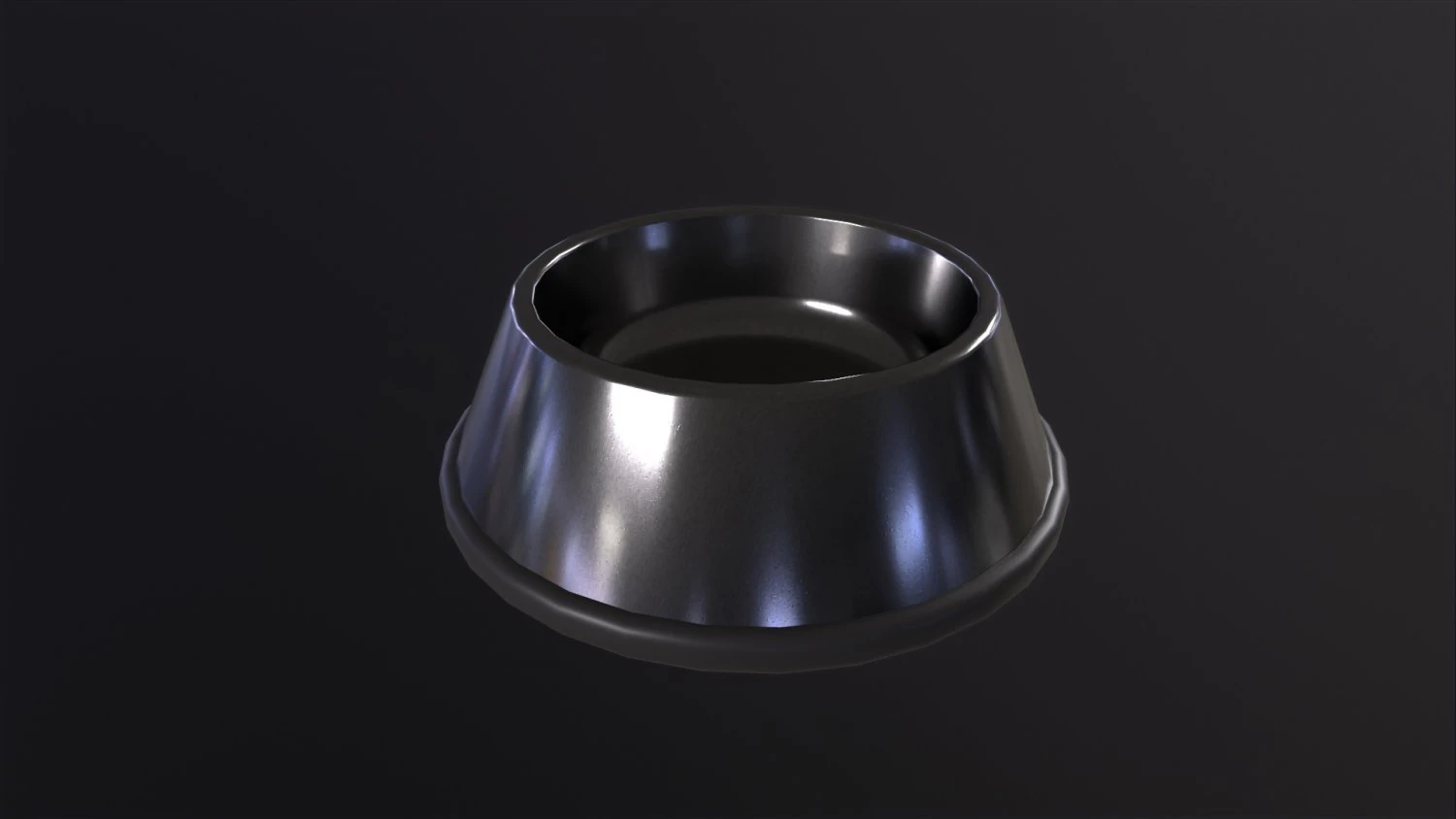 Food Bowl 3D Model .c4d .max .obj .3ds .fbx .stl .blend 