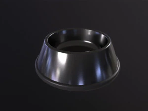 Miska z jedzeniem Model 3D