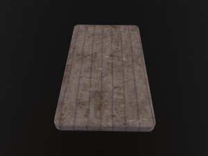Old mattress Model 3D