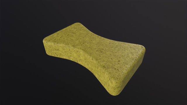 Sponge 3D Модель .c4d .max .obj .3ds .fbx .stl .blend 