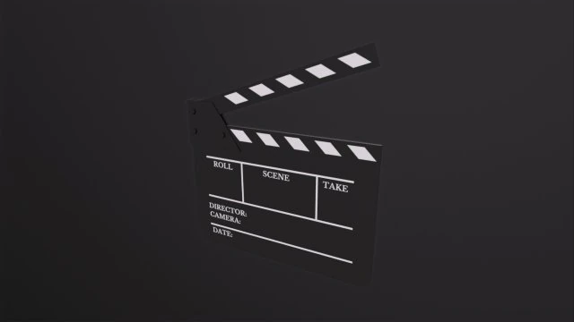 Claquete de filme Modelo 3D .c4d .max .obj .3ds .fbx .stl .blend