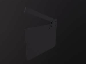Clapperboard movie clapper board 3D Model