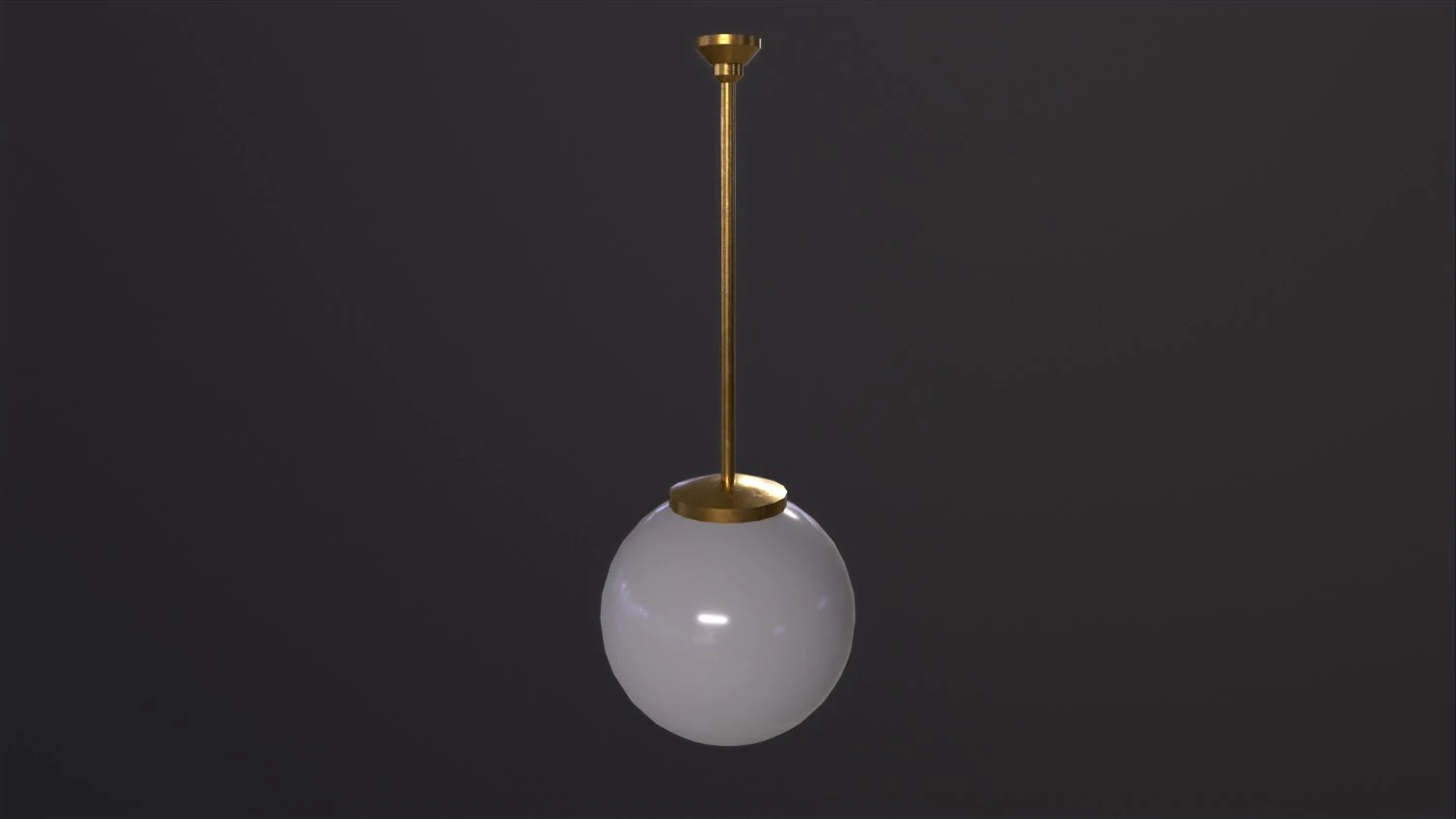 Old Ball Lamp 3D Model .c4d .max .obj .3ds .fbx .stl .blend 