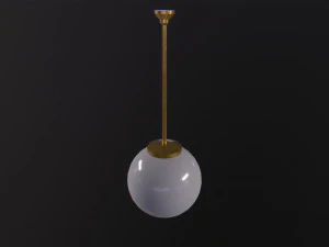 Old Ball Lamp 3D Model