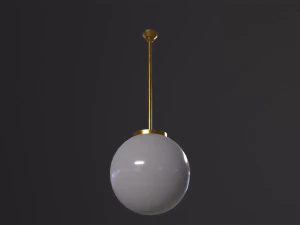 Old Ball Lamp 3D Model