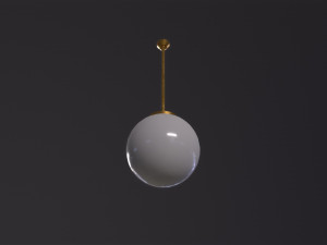 Old Ball Lamp 3D Model