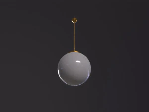 Old Ball Lamp 3D Model