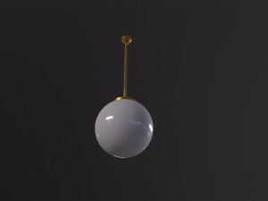 Old Ball Lamp 3D Model