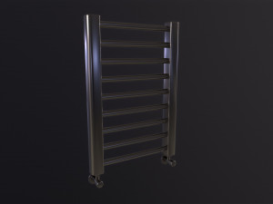 Metal Bathroom Radiator 3D Model