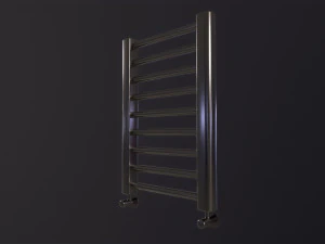 Metal Bathroom Radiator 3D Model