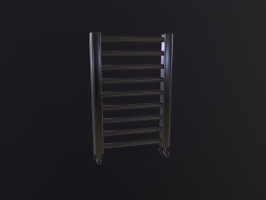 Metal Bathroom Radiator 3D Model