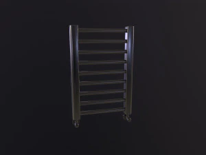 Metal Bathroom Radiator 3D Model