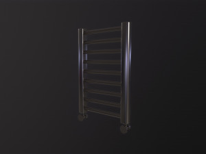 Metal Bathroom Radiator 3D Model
