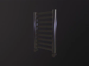 Metal Bathroom Radiator 3D Model