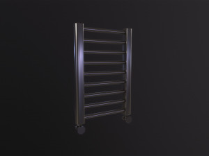 Metal Bathroom Radiator 3D Model