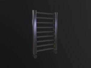Metal Bathroom Radiator 3D Model