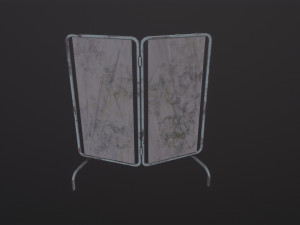 Old Medical Paravan Modèle 3D