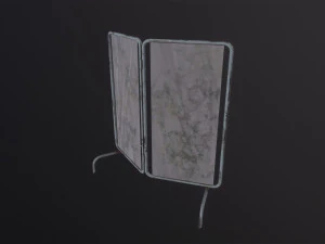 Old Medical Paravan 3D Model