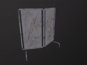 Old Medical Paravan 3D Model
