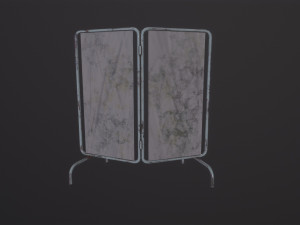 Old Medical Paravan Model 3D
