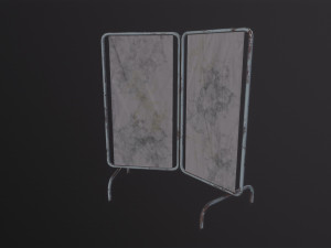 Old Medical Paravan Model 3D