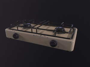 Gas Stove 3D Model