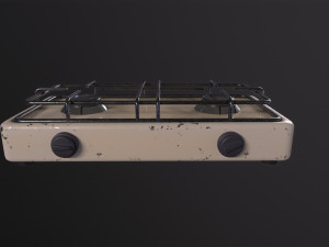 Gas Stove Modello 3D