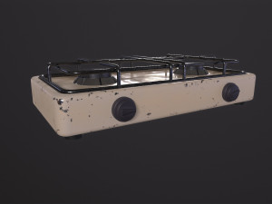 Gas Stove Modello 3D