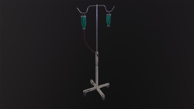 Drip Stand 3D मॉडल .c4d .max .obj .3ds .fbx .stl .blend 