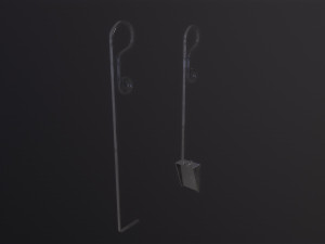 Fireplace tools 3D Model