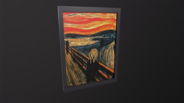 Picture frame Model 3D .c4d .max .obj .3ds .fbx .stl .blend 