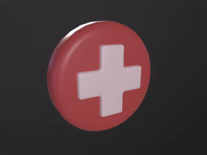 स्वास्थ्य प्रतीक 3D मॉडल