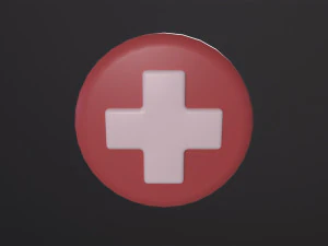 Health Symbol 3D Model