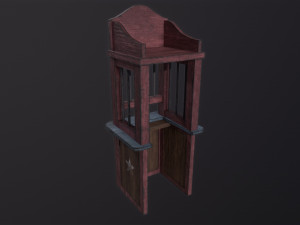 Circus ticket stall Model 3D