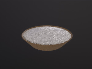 Rice in basket 3D Model