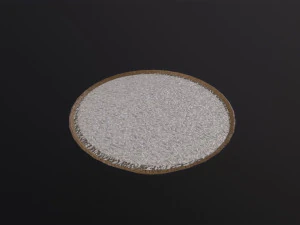 Rice in basket 3D Model
