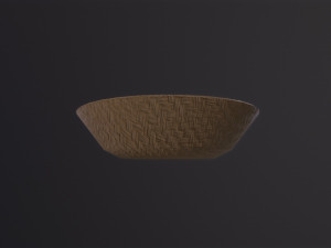 Rice in basket 3D-Modell