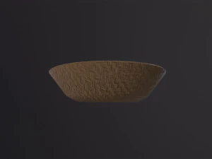 Rice in basket 3D Model