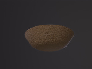 Rice in basket 3D-Modell
