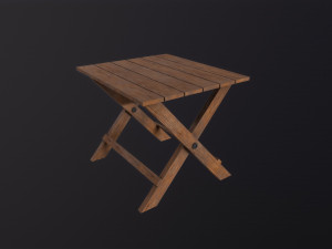 Beach table 3D Model