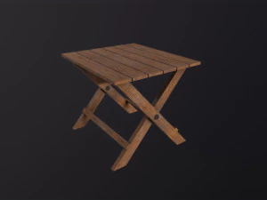 Meja pantai Model 3D