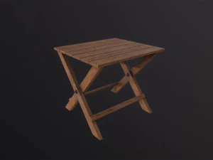 Beach table 3D Model