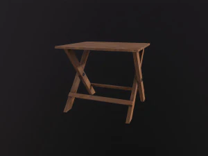 Beach table 3D Model