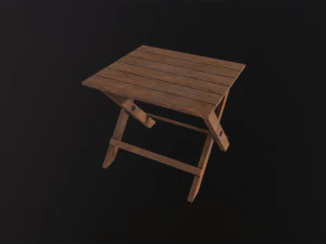 Beach table 3D Model