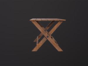 Beach table Model 3D