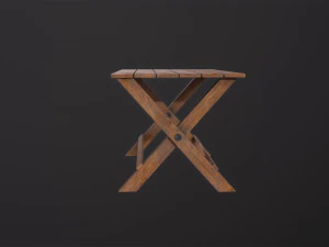 Beach table 3D Model