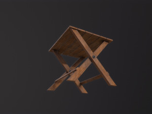 Beach table Model 3D