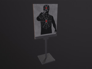Falling Target 3D Model
